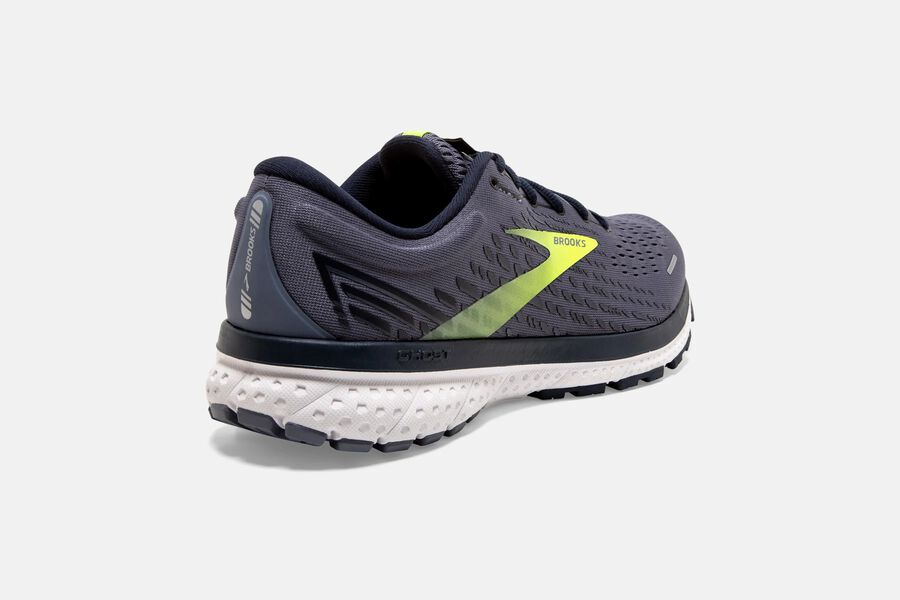 Brooks Israel Ghost 13 Road Running Shoes Mens - Grey/Green - UYG-674023